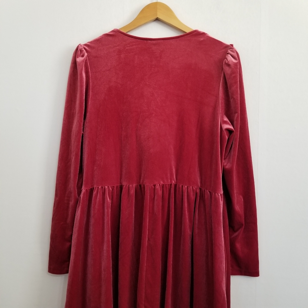 NWT Ava & Viv Cherry Splash Festive Rosette Velour Dress Size 1X - Picture 8 of 11